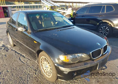 2003 BMW 325I z USA, uszkodzony, nr VIN WBAET37443NJ39365